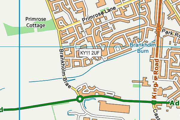 KY11 2UF map - OS VectorMap District (Ordnance Survey)