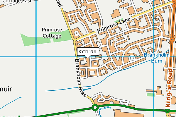 KY11 2UL map - OS VectorMap District (Ordnance Survey)