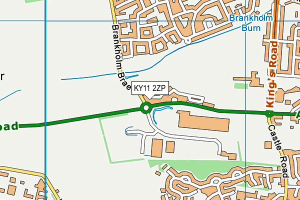 KY11 2ZP map - OS VectorMap District (Ordnance Survey)
