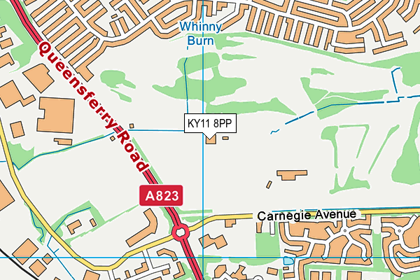 KY11 8PP map - OS VectorMap District (Ordnance Survey)