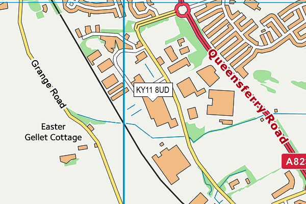 KY11 8UD map - OS VectorMap District (Ordnance Survey)