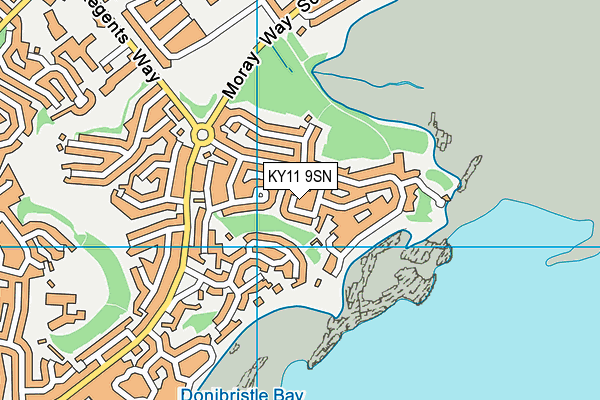 KY11 9SN map - OS VectorMap District (Ordnance Survey)