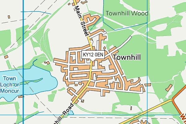 KY12 0EN map - OS VectorMap District (Ordnance Survey)