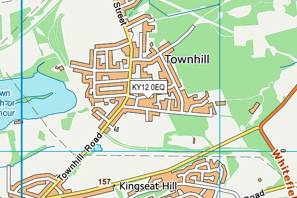 KY12 0EQ map - OS VectorMap District (Ordnance Survey)