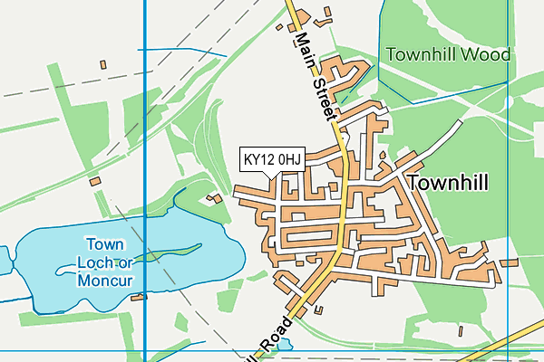 KY12 0HJ map - OS VectorMap District (Ordnance Survey)