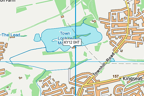 KY12 0HT map - OS VectorMap District (Ordnance Survey)