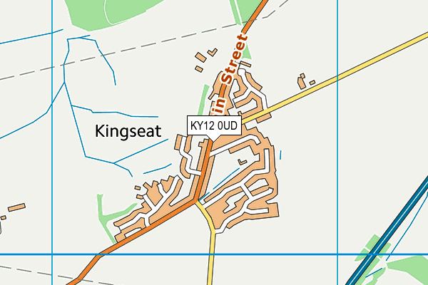 KY12 0UD map - OS VectorMap District (Ordnance Survey)