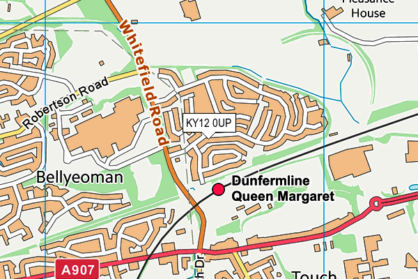 KY12 0UP map - OS VectorMap District (Ordnance Survey)
