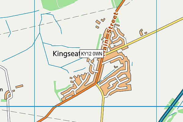 KY12 0WN map - OS VectorMap District (Ordnance Survey)