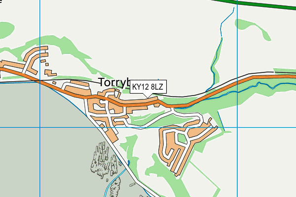 KY12 8LZ map - OS VectorMap District (Ordnance Survey)
