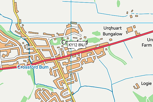 KY12 8NJ map - OS VectorMap District (Ordnance Survey)
