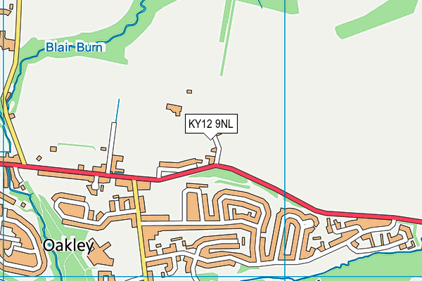 KY12 9NL map - OS VectorMap District (Ordnance Survey)