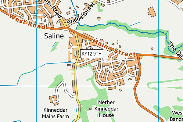 KY12 9TH map - OS VectorMap District (Ordnance Survey)