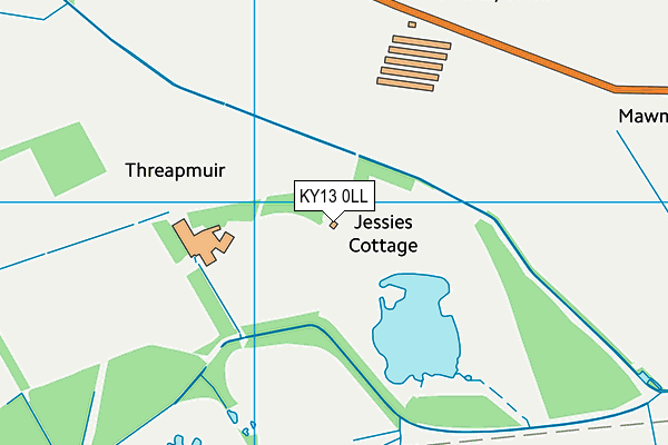 KY13 0LL map - OS VectorMap District (Ordnance Survey)