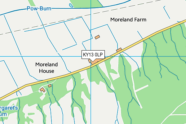 KY13 0LP map - OS VectorMap District (Ordnance Survey)