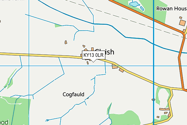 KY13 0LR map - OS VectorMap District (Ordnance Survey)