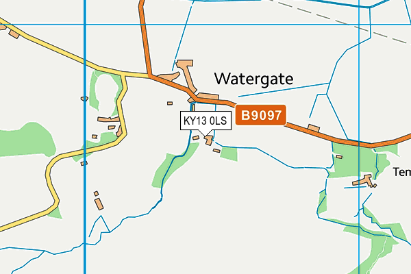 KY13 0LS map - OS VectorMap District (Ordnance Survey)