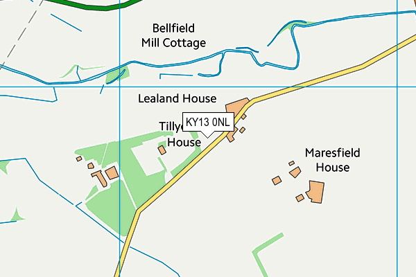 KY13 0NL map - OS VectorMap District (Ordnance Survey)