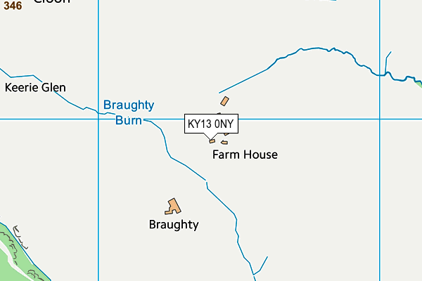 KY13 0NY map - OS VectorMap District (Ordnance Survey)
