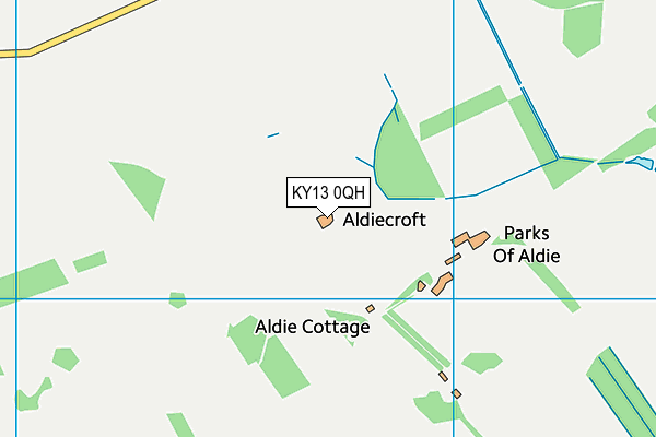 KY13 0QH map - OS VectorMap District (Ordnance Survey)