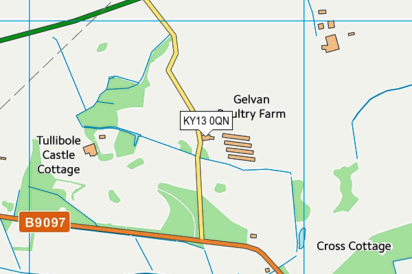 KY13 0QN map - OS VectorMap District (Ordnance Survey)