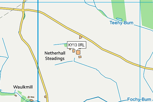 KY13 0RL map - OS VectorMap District (Ordnance Survey)