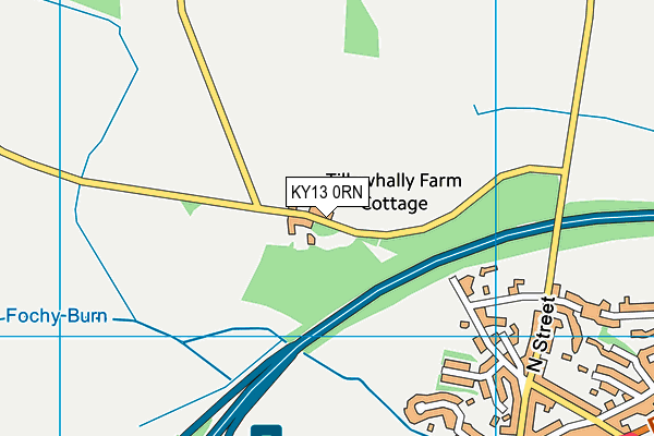 KY13 0RN map - OS VectorMap District (Ordnance Survey)