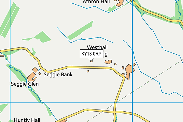 KY13 0RP map - OS VectorMap District (Ordnance Survey)