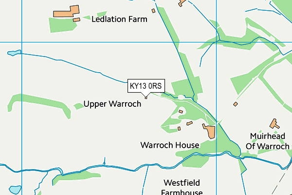 KY13 0RS map - OS VectorMap District (Ordnance Survey)