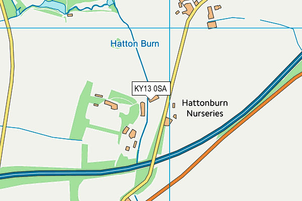 KY13 0SA map - OS VectorMap District (Ordnance Survey)