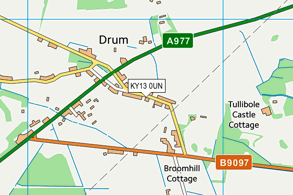 KY13 0UN map - OS VectorMap District (Ordnance Survey)