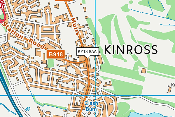 Map of WINSKI'S OF KINROSS LIMITED at district scale