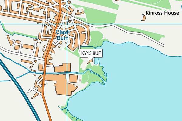 KY13 8UF map - OS VectorMap District (Ordnance Survey)