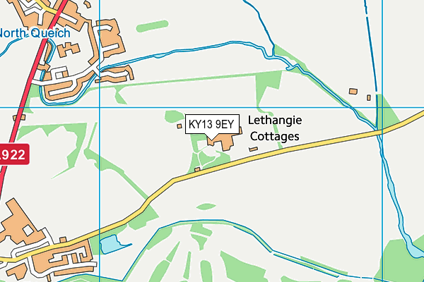 KY13 9EY map - OS VectorMap District (Ordnance Survey)