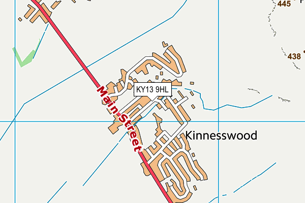 KY13 9HL map - OS VectorMap District (Ordnance Survey)