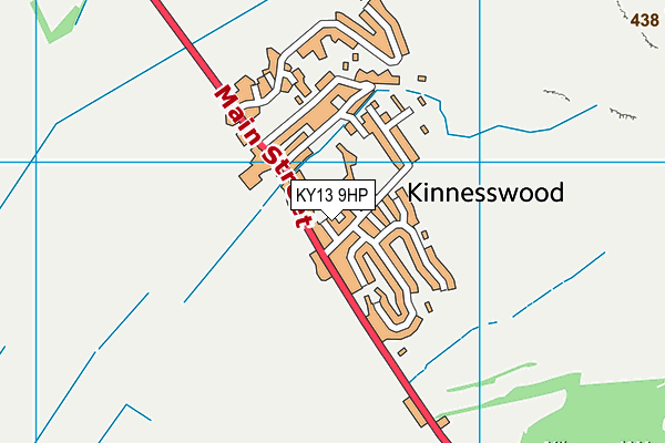 KY13 9HP map - OS VectorMap District (Ordnance Survey)