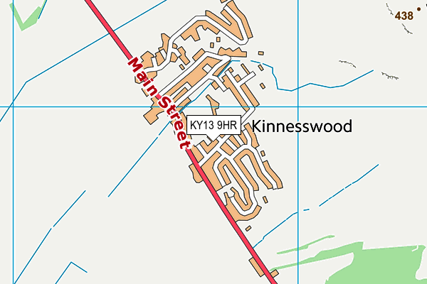 KY13 9HR map - OS VectorMap District (Ordnance Survey)