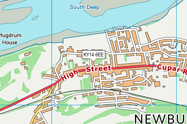 KY14 6EE map - OS VectorMap District (Ordnance Survey)
