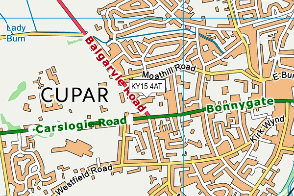 Map of BALGARVIE COURT LIMITED at district scale