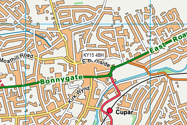 KY15 4BH map - OS VectorMap District (Ordnance Survey)