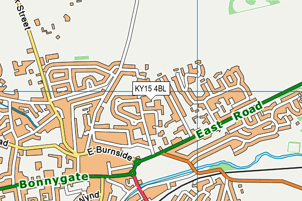 KY15 4BL map - OS VectorMap District (Ordnance Survey)