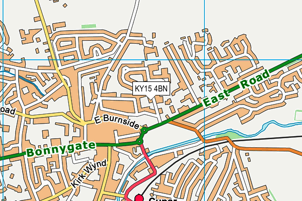 KY15 4BN map - OS VectorMap District (Ordnance Survey)