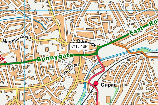 KY15 4BP map - OS VectorMap District (Ordnance Survey)