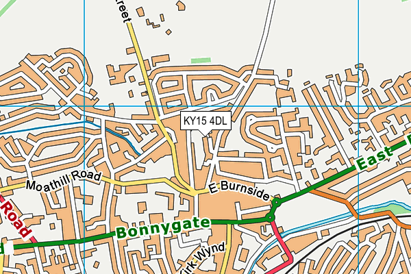 KY15 4DL map - OS VectorMap District (Ordnance Survey)