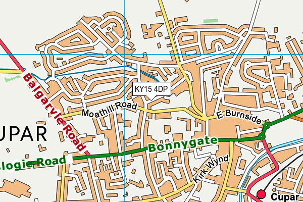 KY15 4DP map - OS VectorMap District (Ordnance Survey)