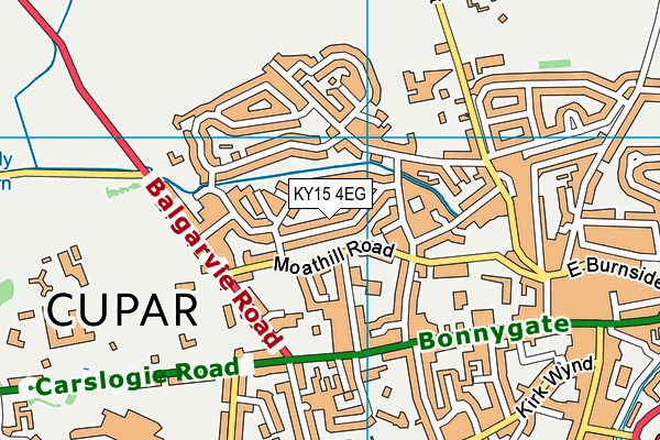 KY15 4EG map - OS VectorMap District (Ordnance Survey)