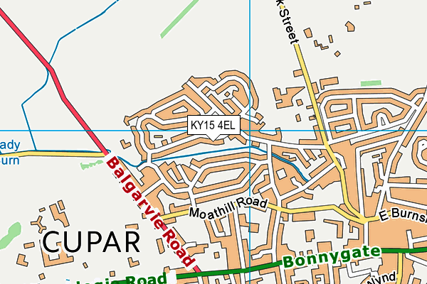 KY15 4EL map - OS VectorMap District (Ordnance Survey)