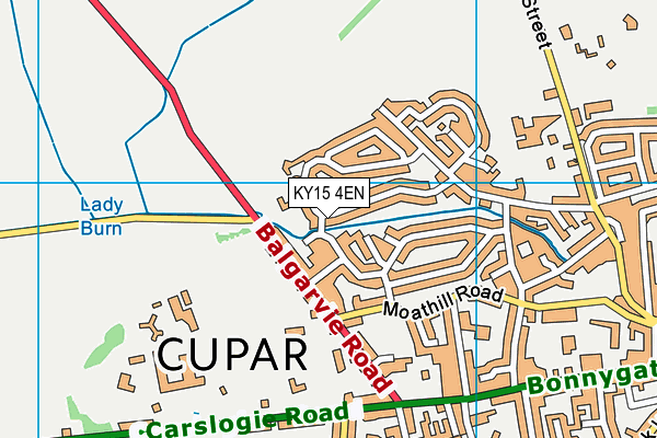 KY15 4EN map - OS VectorMap District (Ordnance Survey)