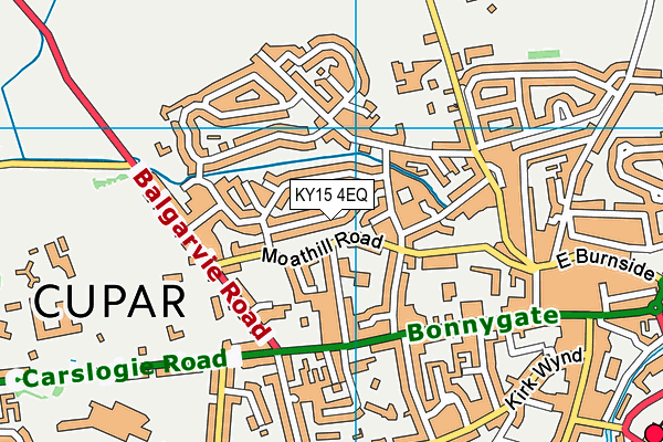 KY15 4EQ map - OS VectorMap District (Ordnance Survey)