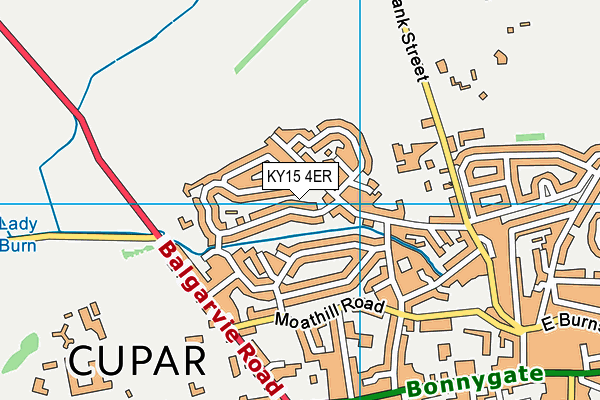 KY15 4ER map - OS VectorMap District (Ordnance Survey)